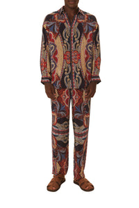 Chemise Energy Scarf à manches longues - Multicolore