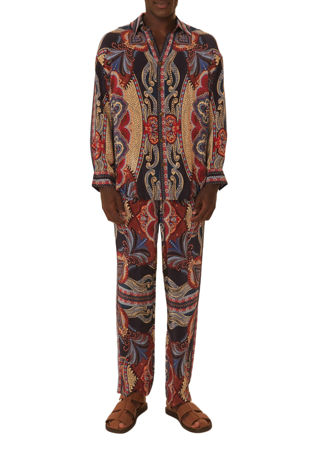 Chemise Energy Scarf à manches longues - Multicolore
