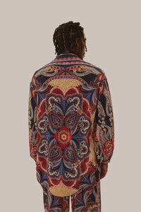 Chemise Energy Scarf à manches longues - Multicolore