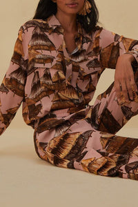 Pantalon cargo Shuhu - Marron