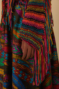 Pull en maille à rayures - Multicolore