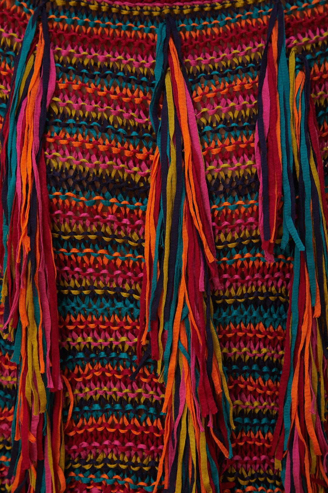 Pull en maille à rayures - Multicolore