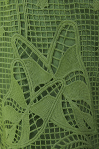 Pantalon en dentelle - Vert