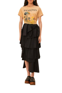 T-shirt coupe Amazonia en coton - Beige