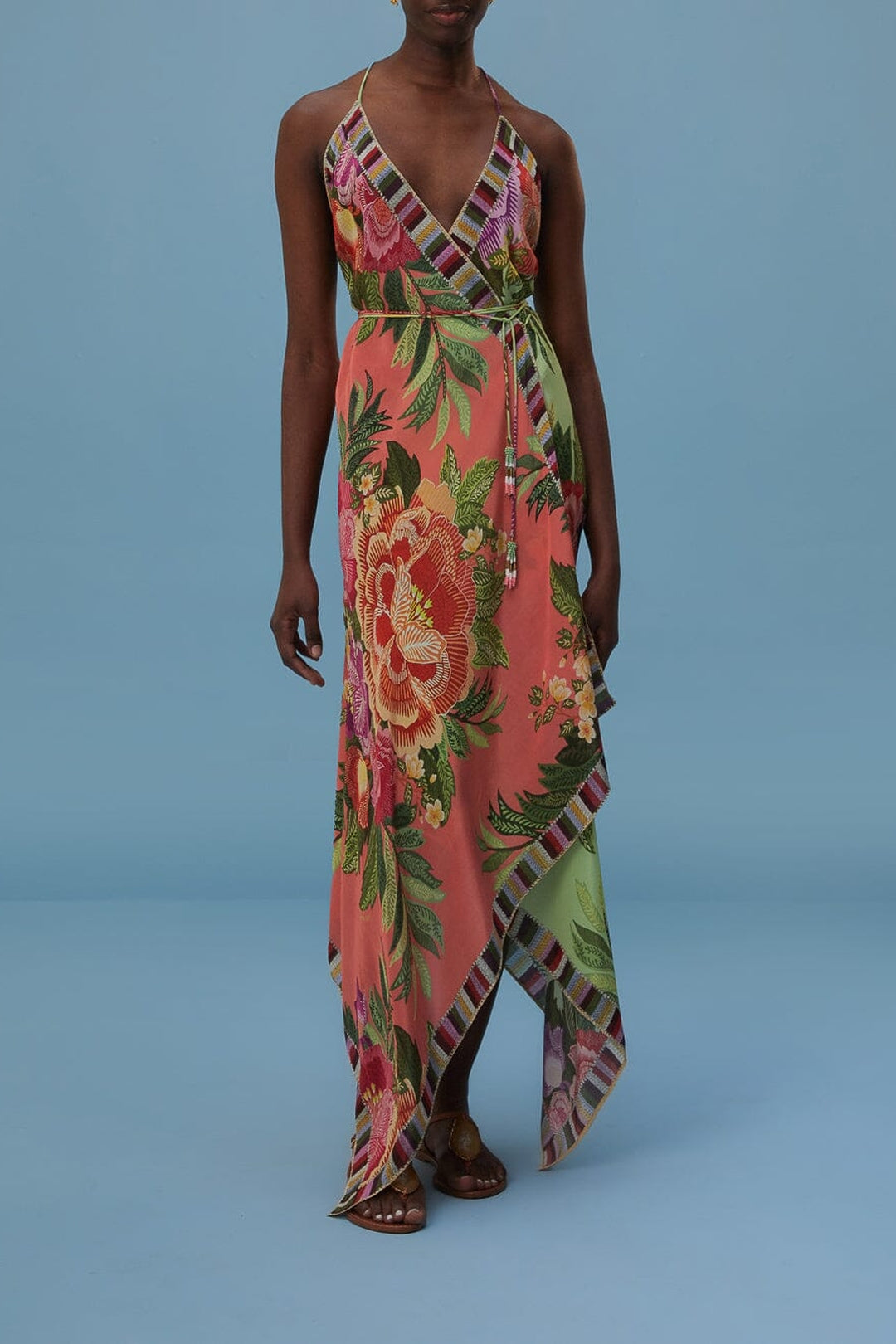 Robe de plage Flower Scarves - Multicolore