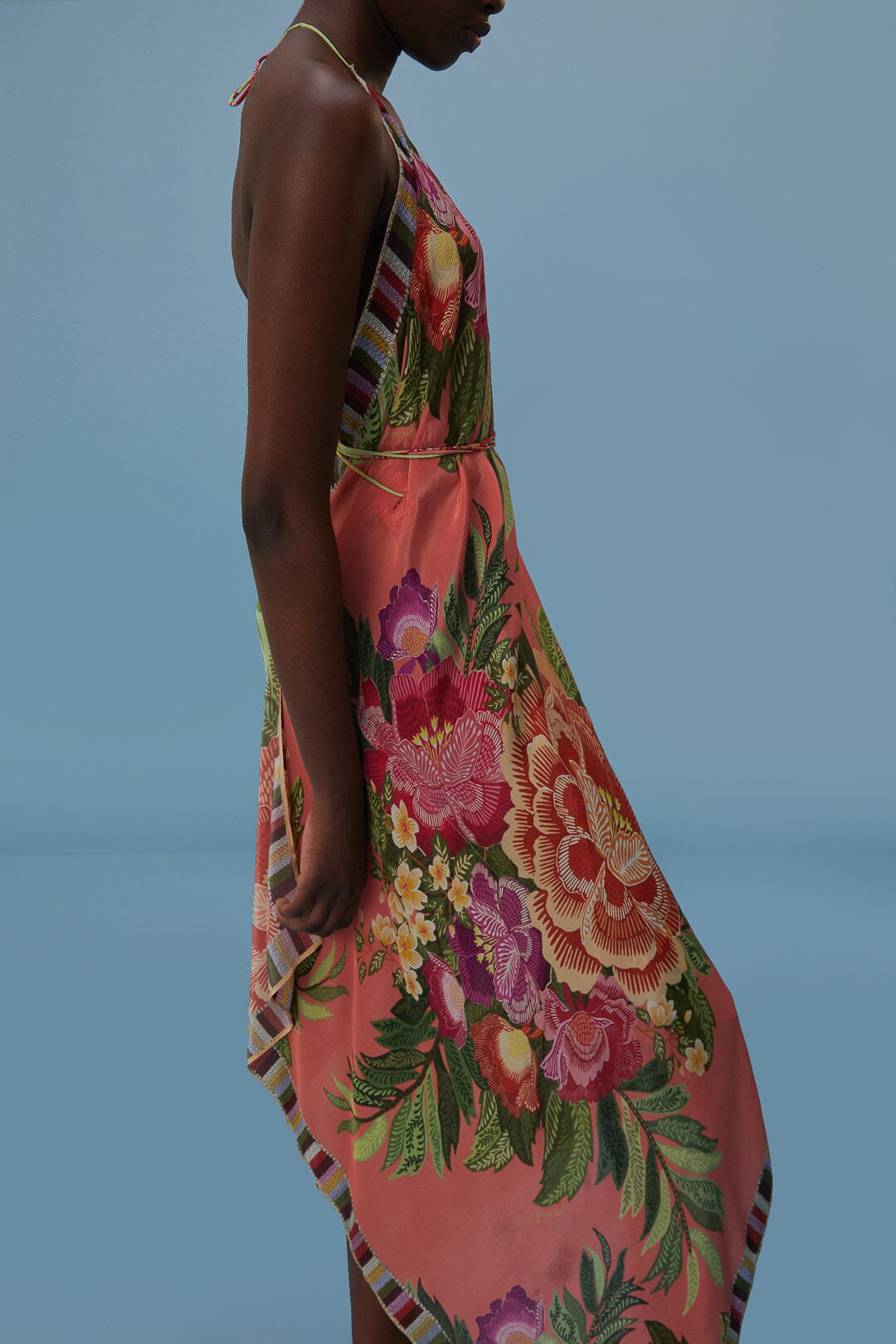 Robe de plage Flower Scarves - Multicolore