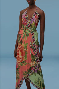 Robe de plage Flower Scarves - Multicolore