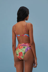Haut de bikini Flower Scarves - Multicolore