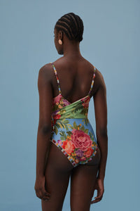 Maillot de bain une pièce à fleurs - Multicolore