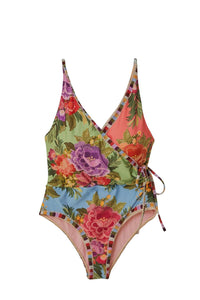 Maillot de bain une pièce à fleurs - Multicolore