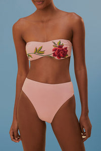 Haut de bikini Rosier - Rose