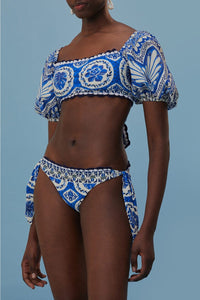 Bas de bikini Tile Dream - Bleu