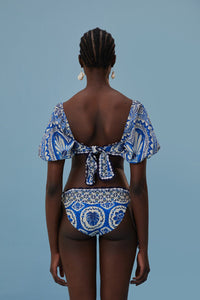 Bas de bikini Tile Dream - Bleu