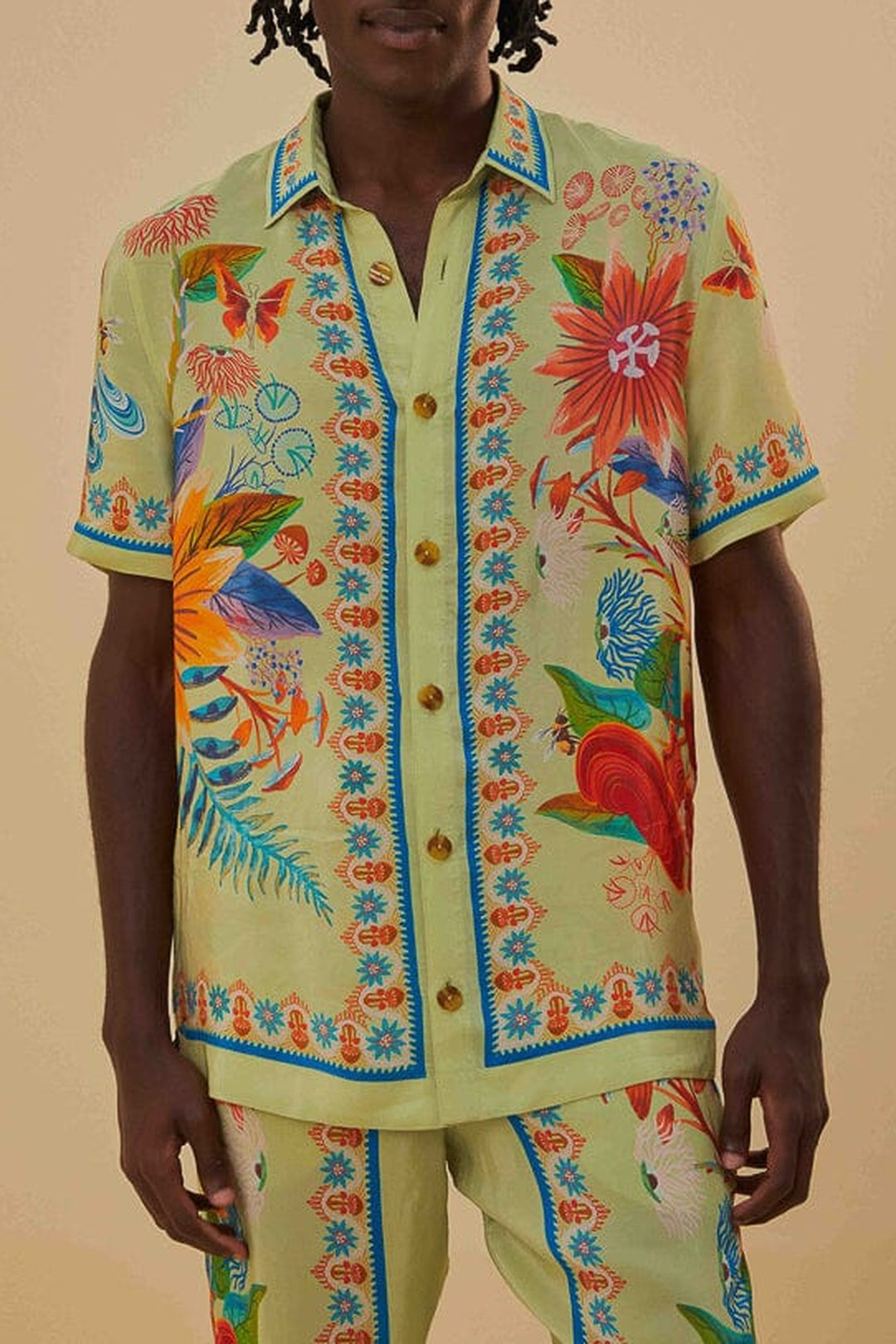 Chemise unisexe Jardin lumineux - Vert
