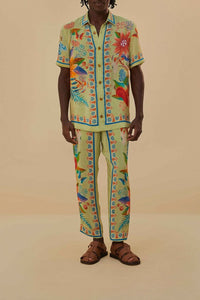 Chemise unisexe Jardin lumineux - Vert
