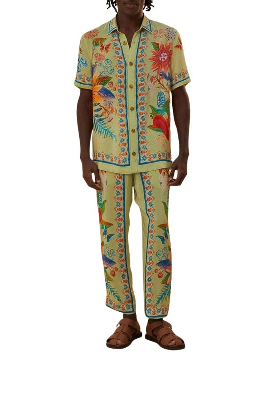 Chemise unisexe Jardin lumineux - Vert