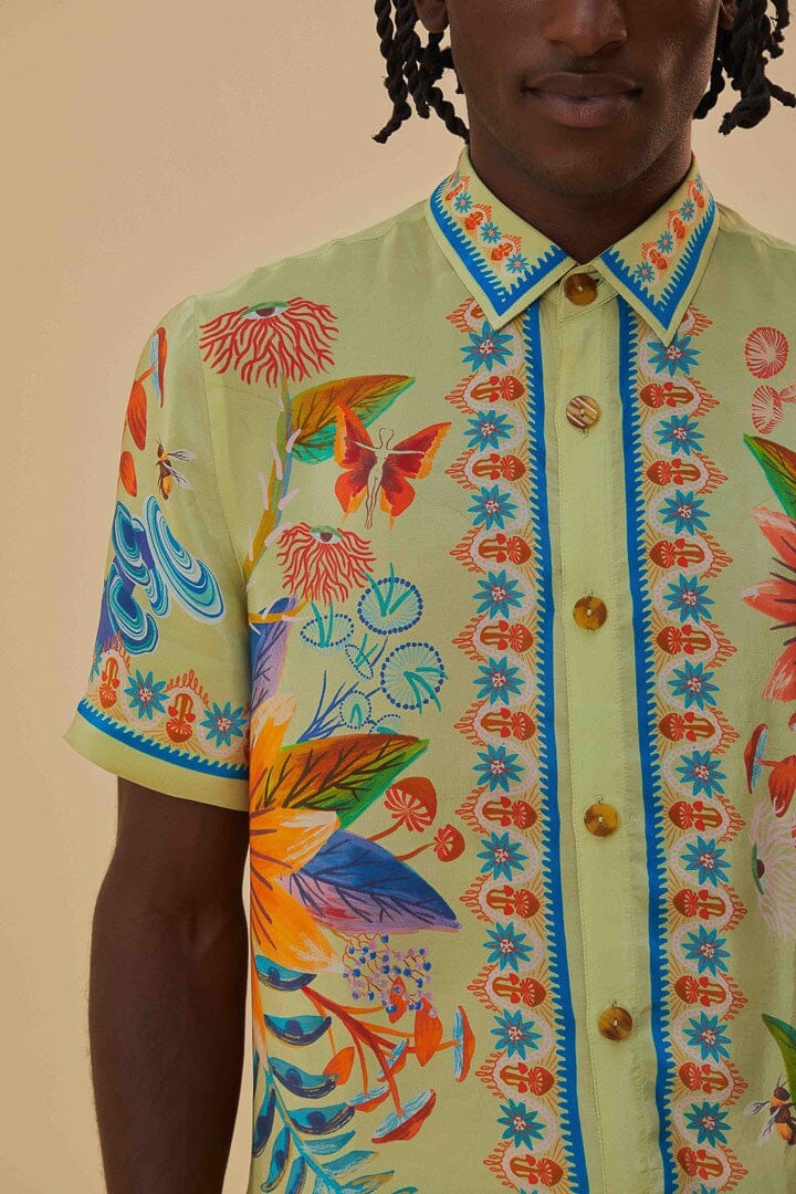 Chemise unisexe Jardin lumineux - Vert