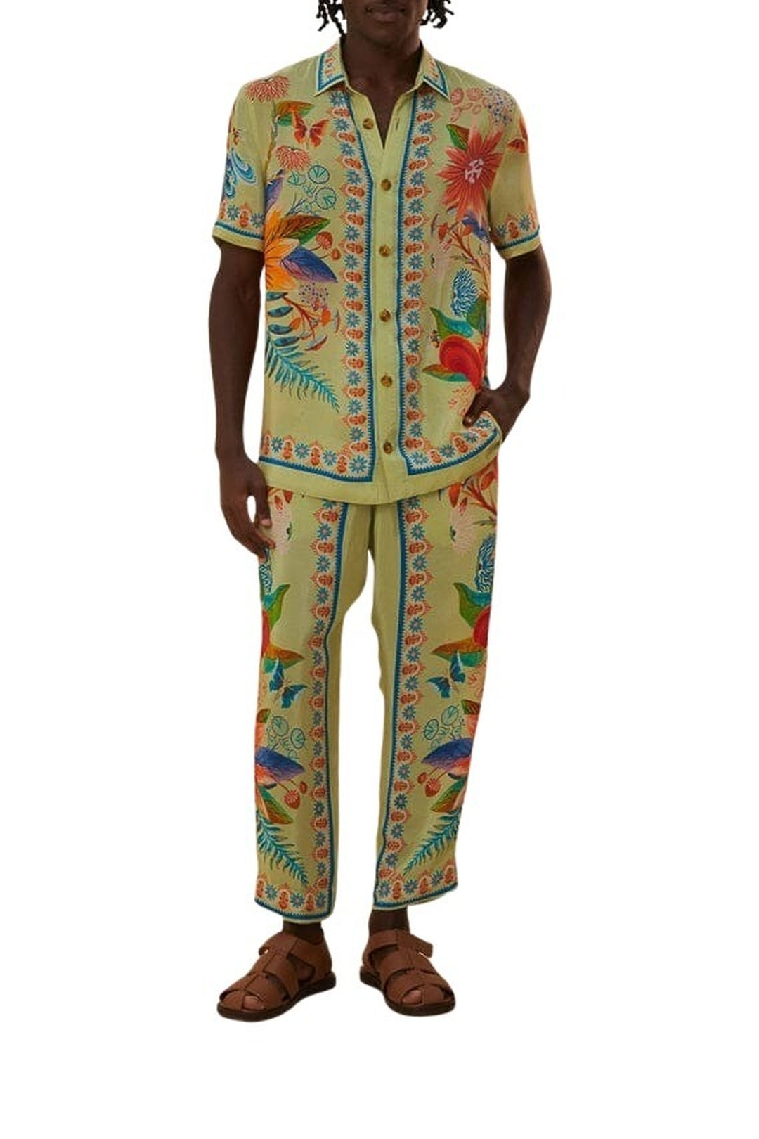 Pantalon Jardin lumineux - Vert