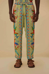 Pantalon Jardin lumineux - Vert