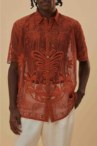 Chemise unisexe Tropicale - Orange