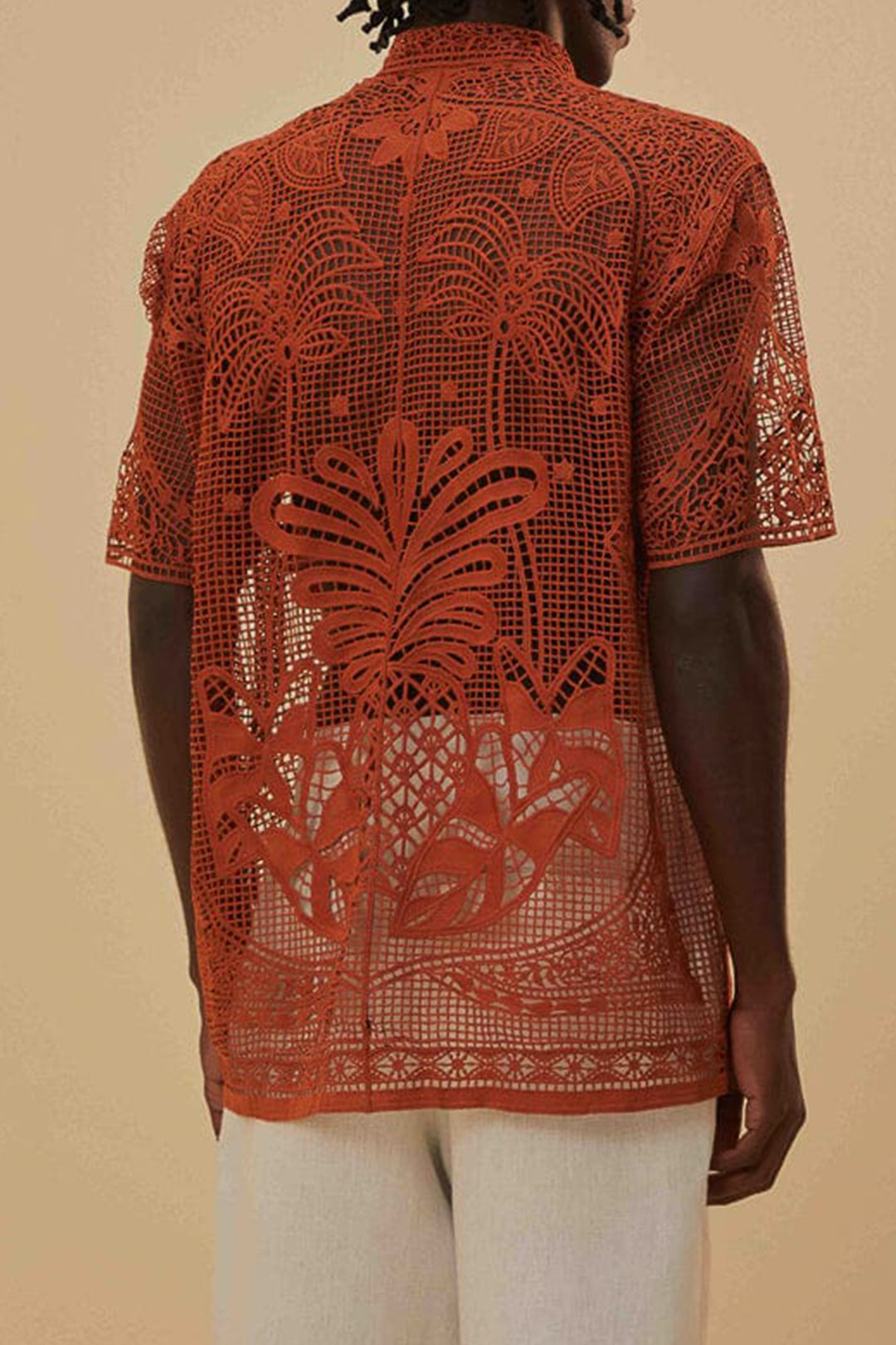 Chemise unisexe Tropicale - Orange