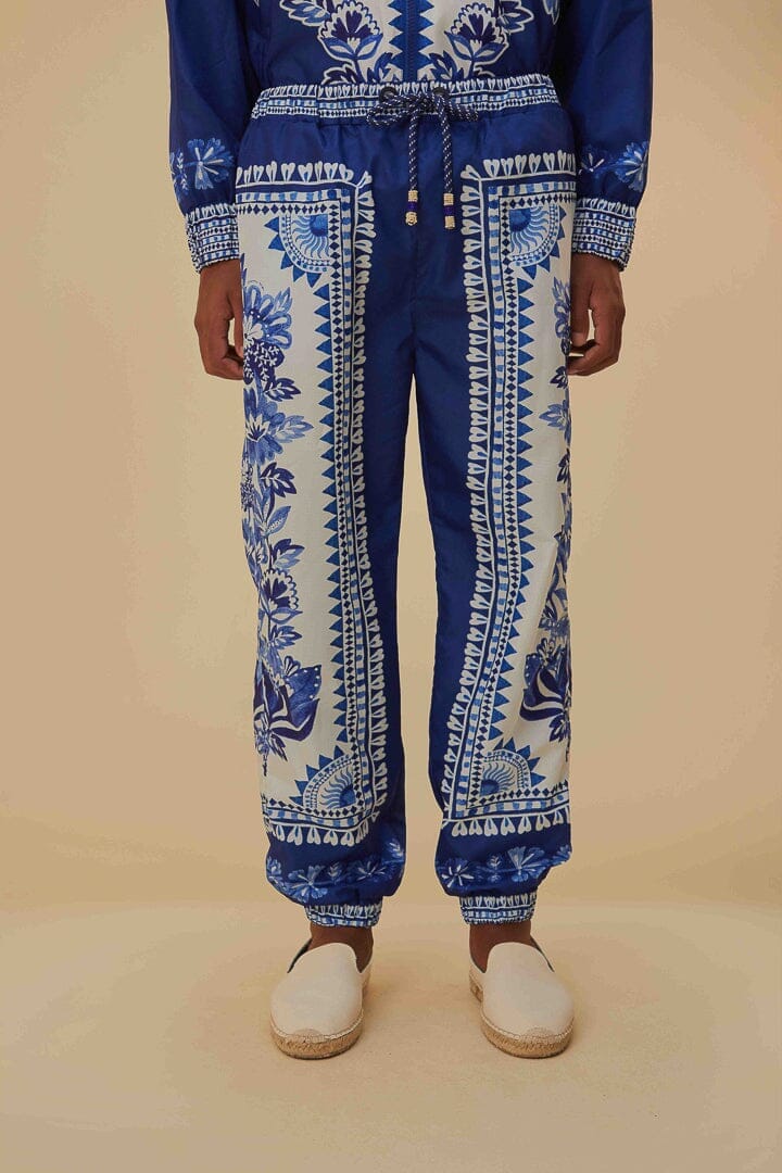 Pantalon Flora Tapestry - Bleu