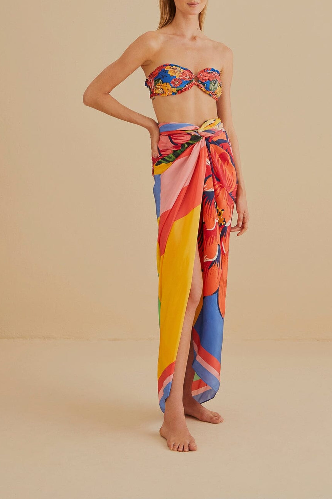 Paréo Chita d'hiver - Multicolore