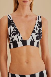 Haut de bikini Noix de coco - Noir