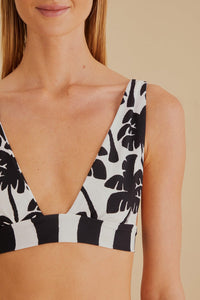 Haut de bikini Noix de coco - Noir