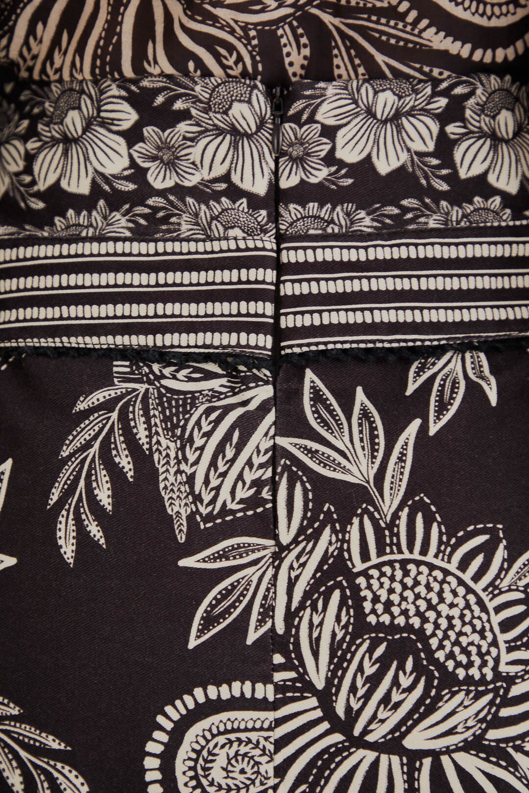 Jupe Pasley Bloom en coton - Noir