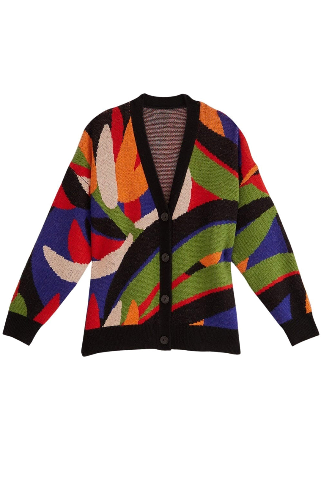 Cardigan Flowers Bananas en maille - Multicolore