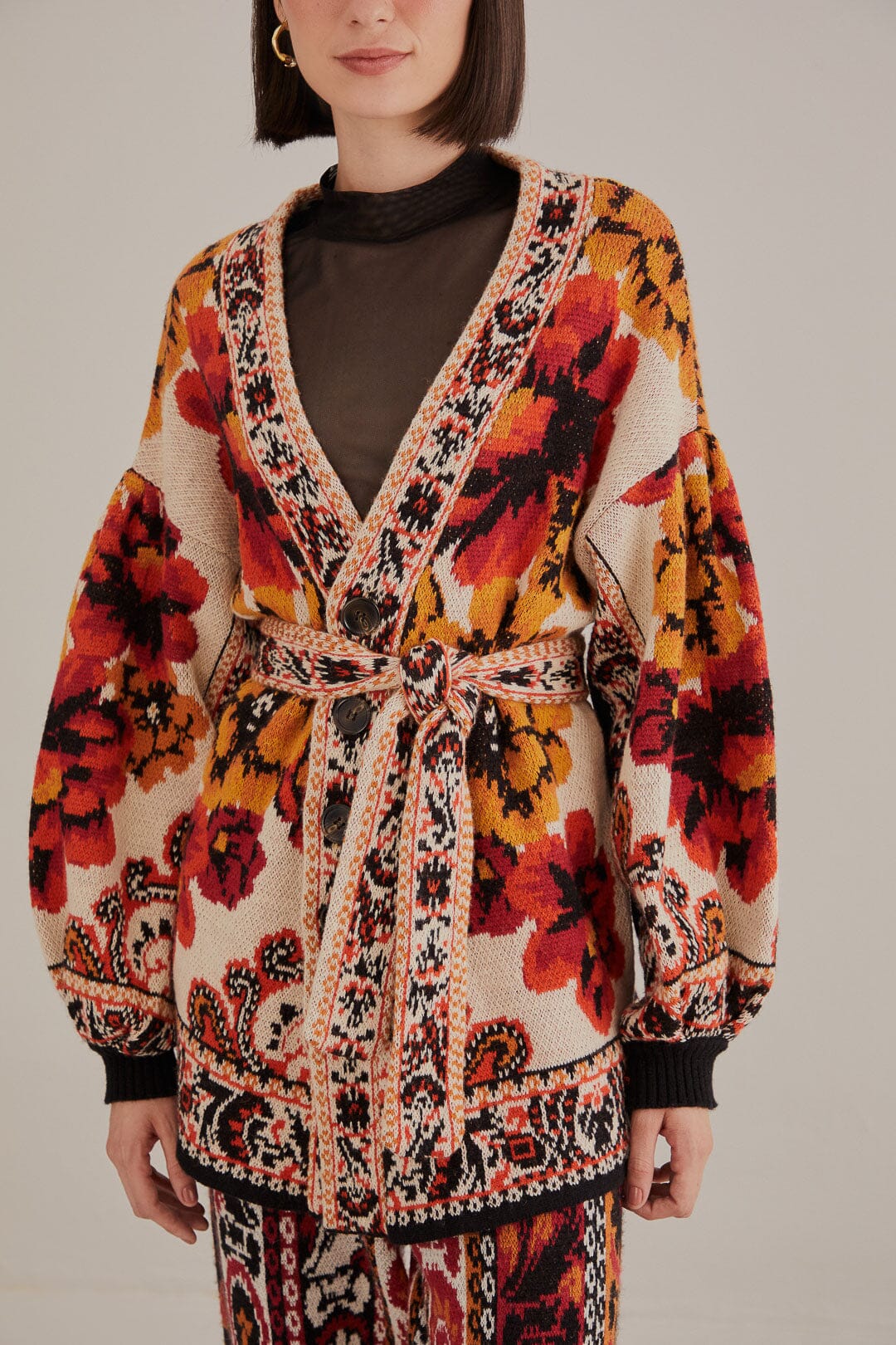 Cardigan Winter Tapestry - Rouge