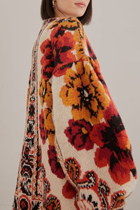 Cardigan Winter Tapestry - Rouge