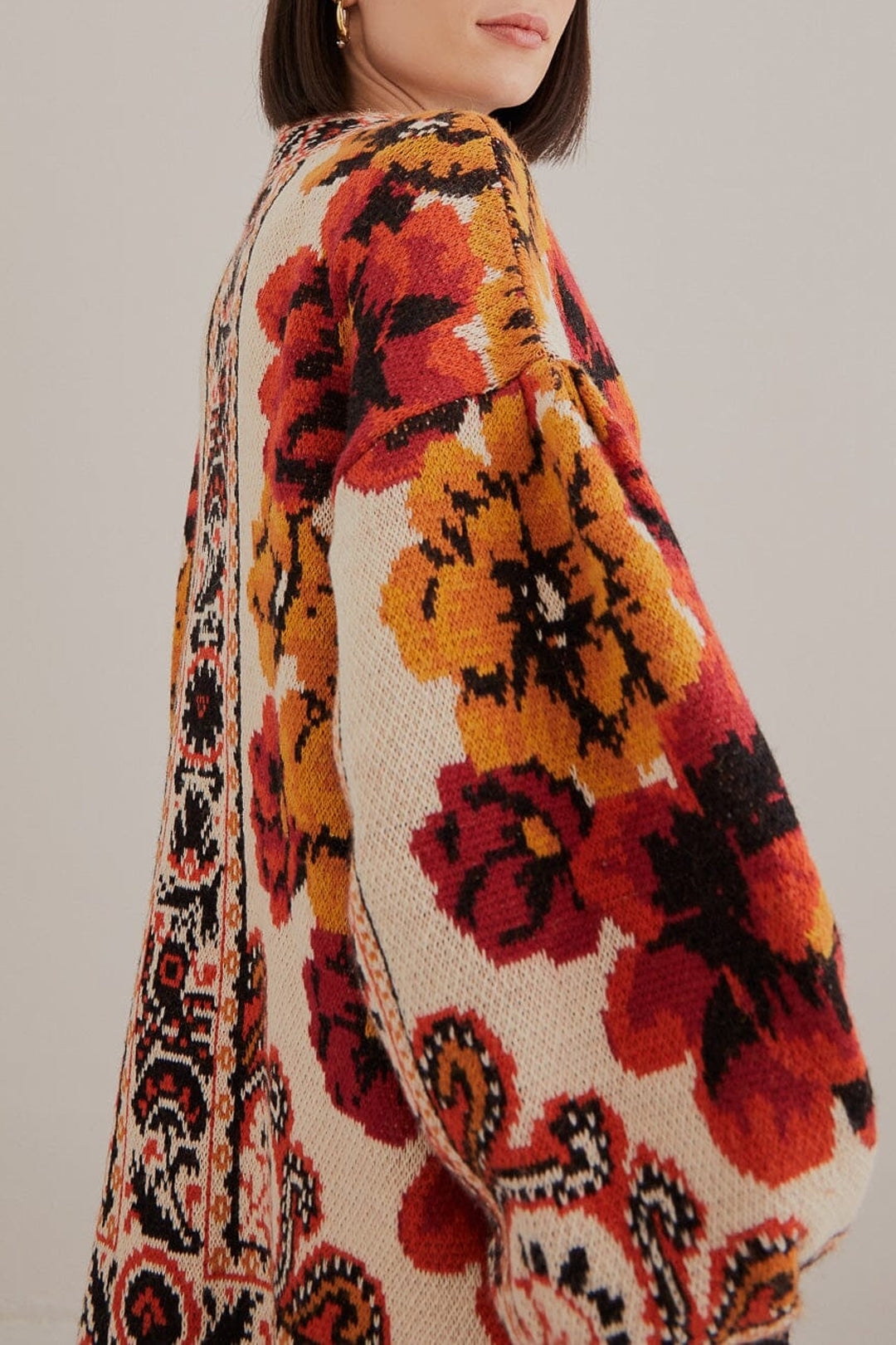 Cardigan Winter Tapestry - Rouge