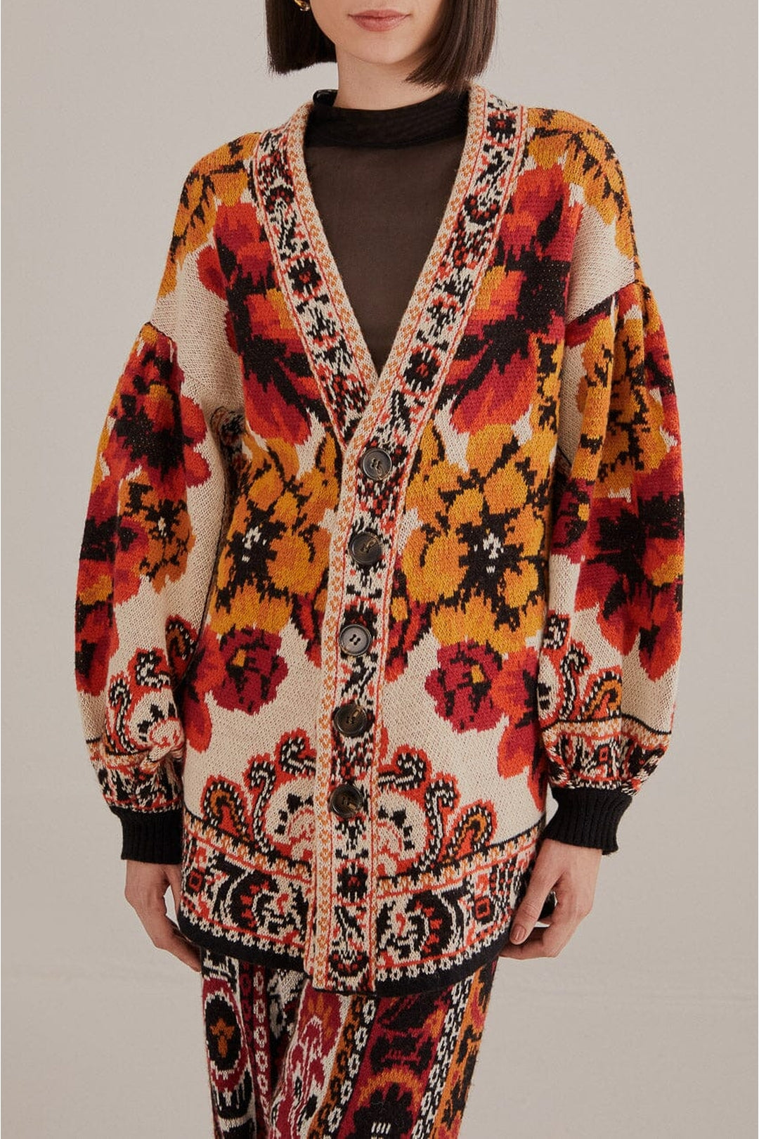 Cardigan Winter Tapestry - Rouge
