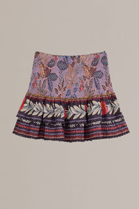 Mini jupe Lavande Wild Night en coton - Violet