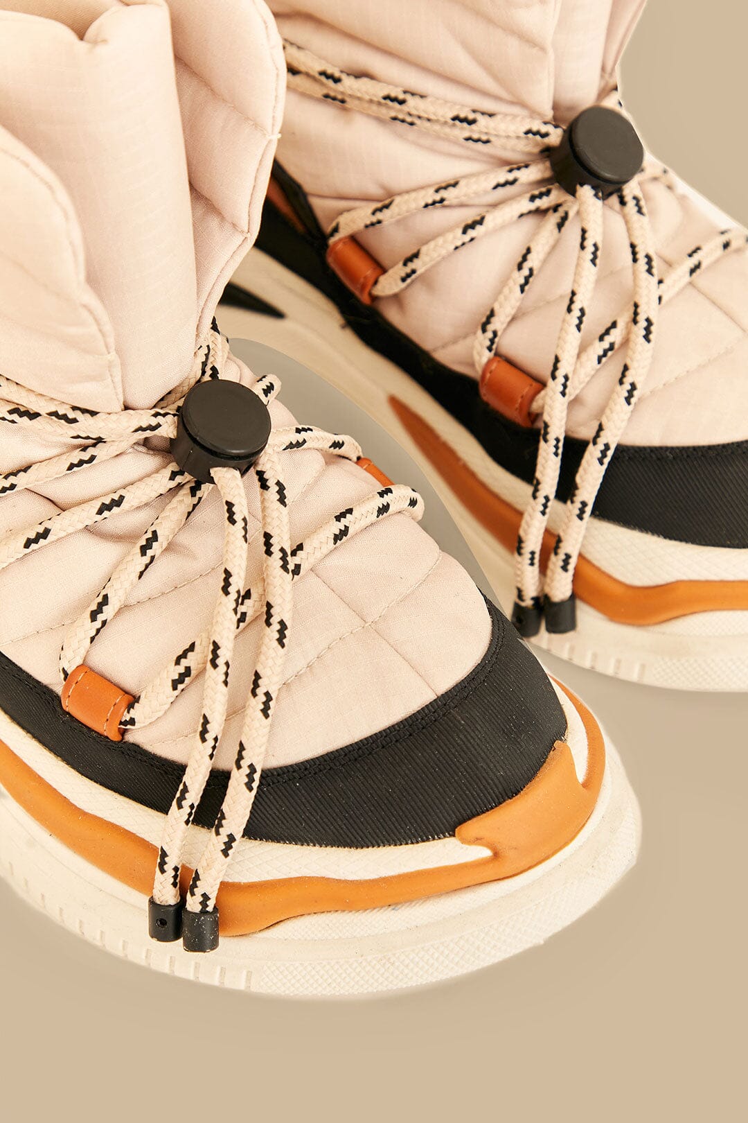 Bottes bouffantes matelassées - Blanc