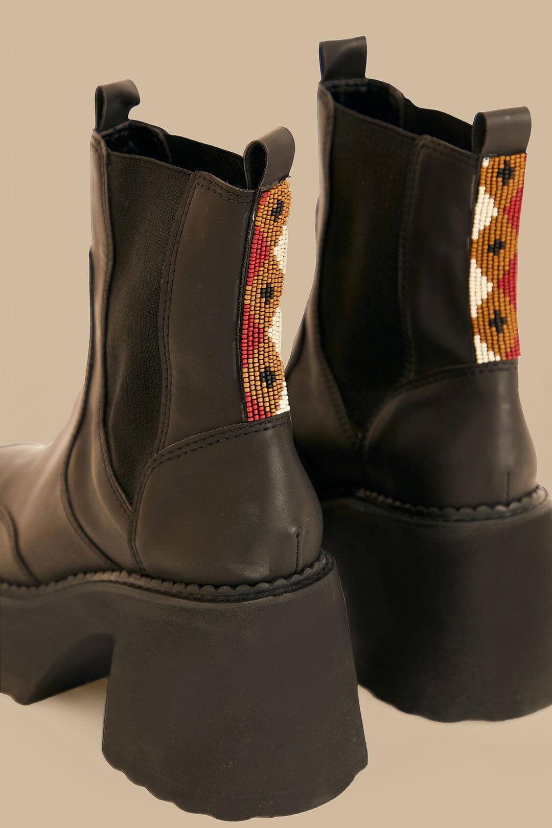 Bottes chelsea à talons bloc - Noir