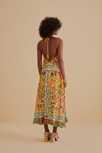 Jupe midi Heart Ivy Scarf - Jaune