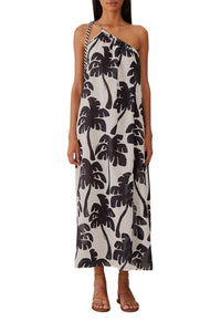 Robe longue Coconut en coton - Noir