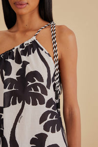 Robe longue Coconut en coton - Noir