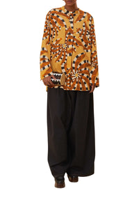 Chemise longue Bananada en coton - Jaune