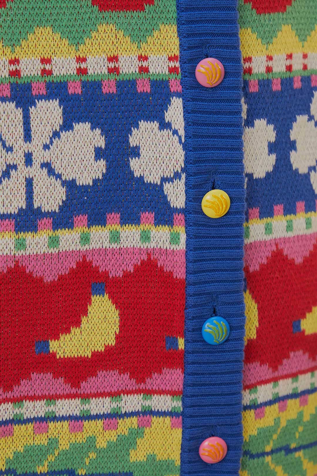 Cardigan Sweet Orchad en coton - Multicolore
