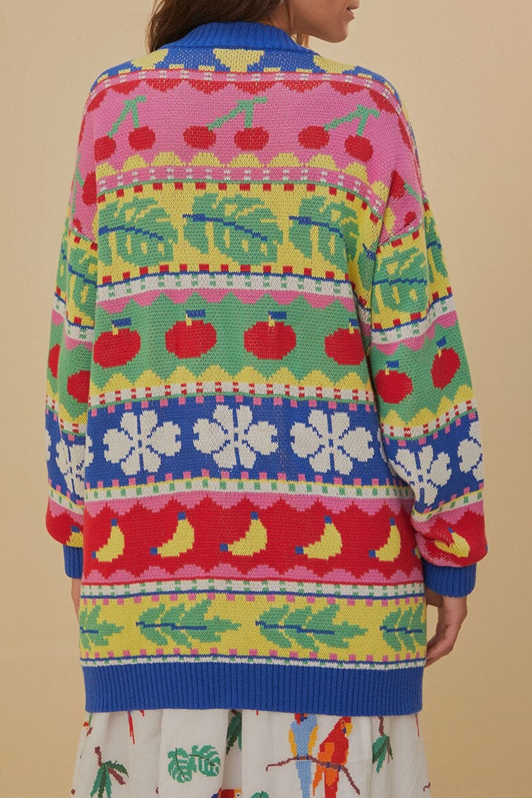 Cardigan Sweet Orchad en coton - Multicolore