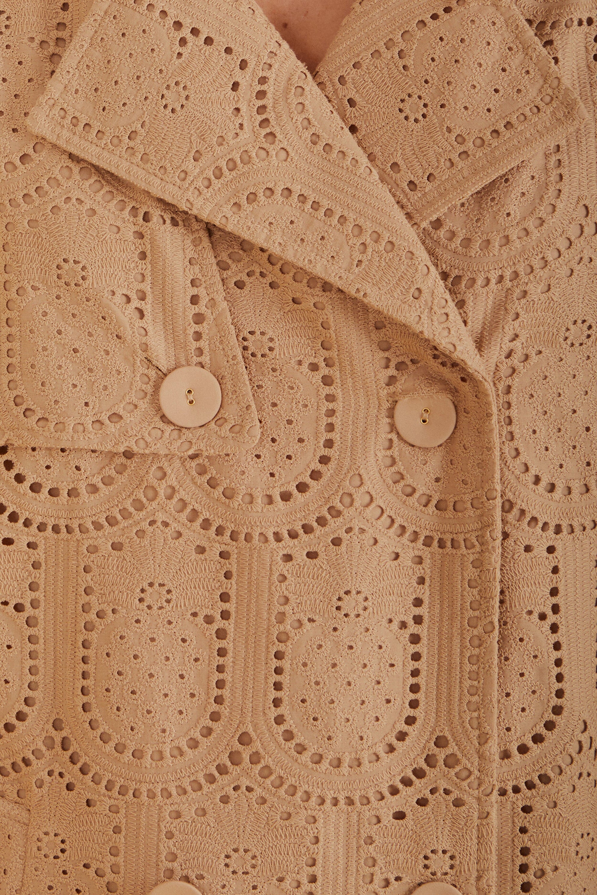 Trenchcoat Pineapple à œillets en coton - Beige