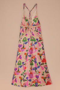 Robe midi Fairies Sand Slip - Rose