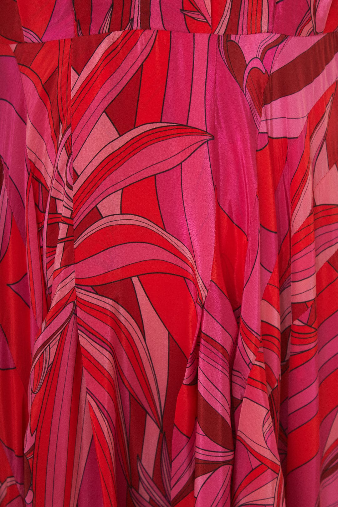 Robe midi Endless Summer à encolure en - Rouge