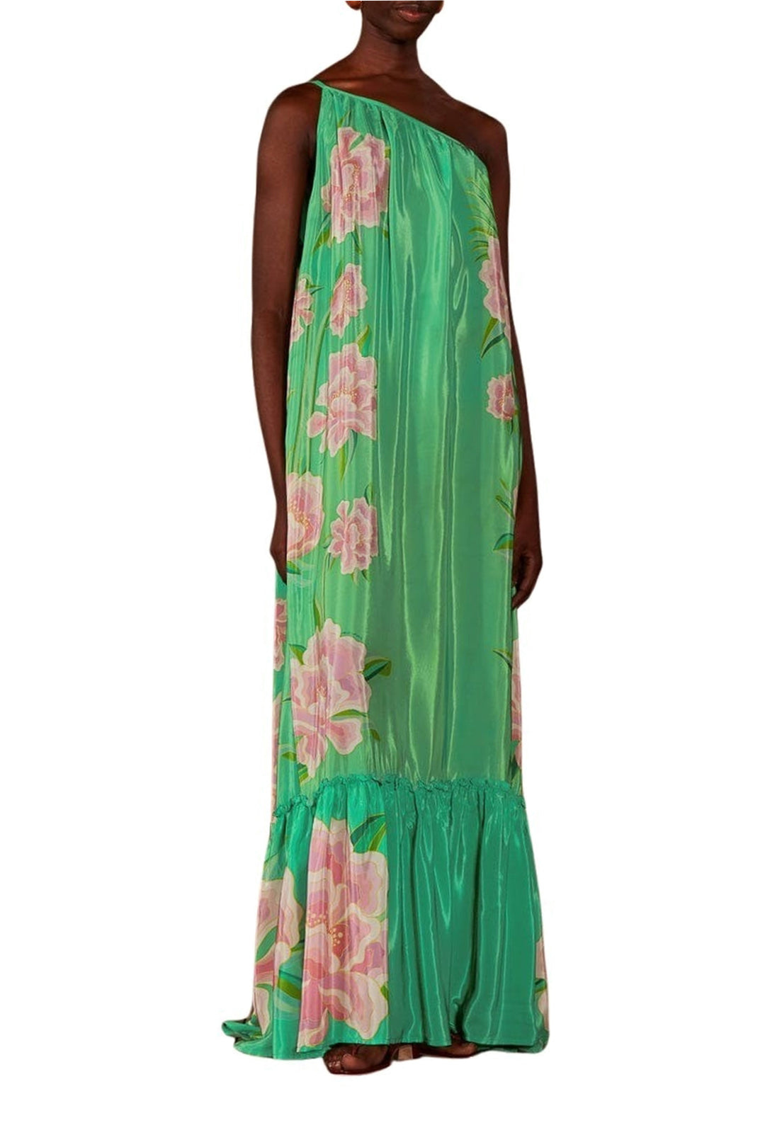 Robe longue Vibes florales - Vert