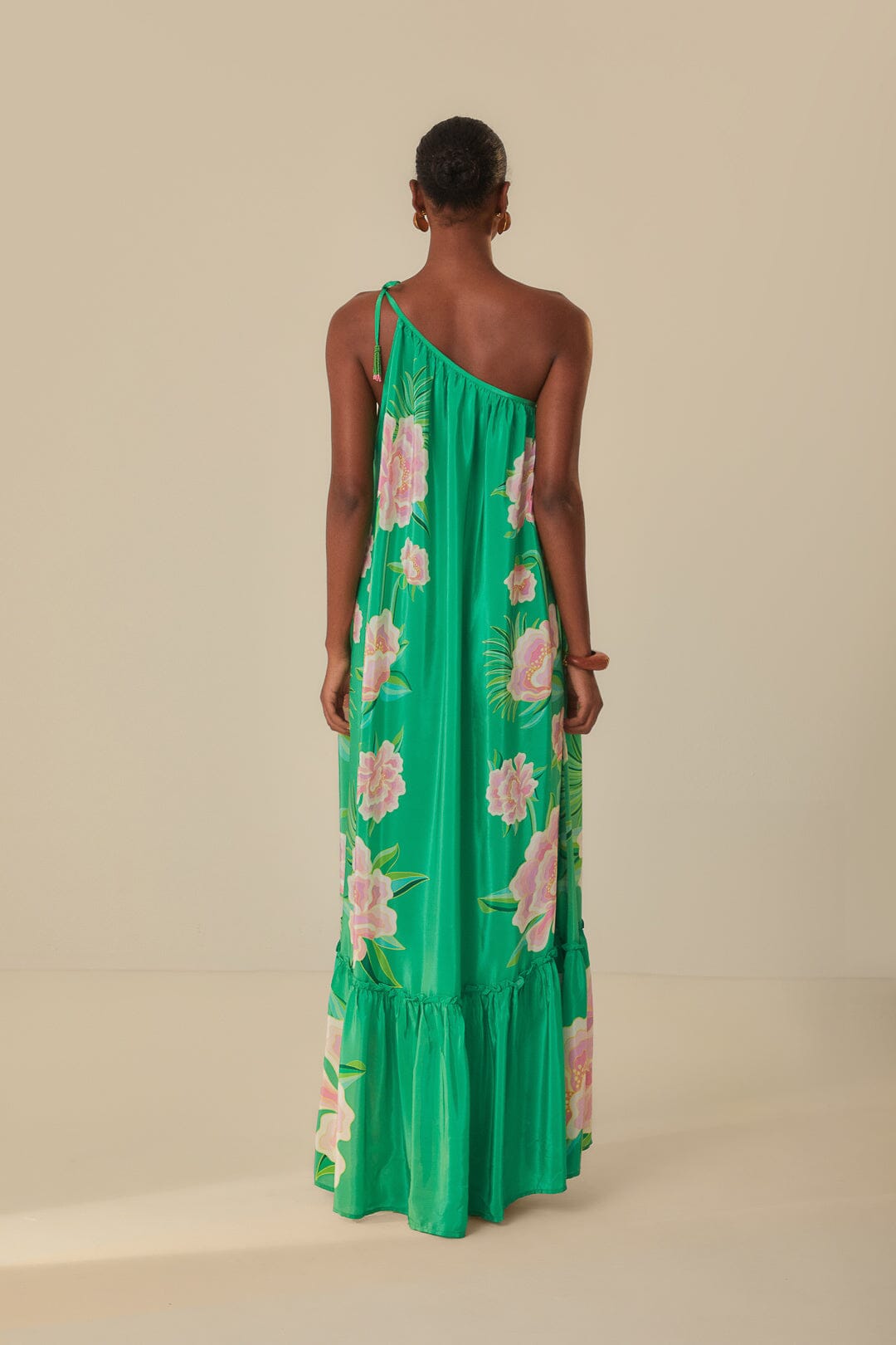 Robe longue Vibes florales - Vert