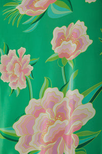 Robe longue Vibes florales - Vert